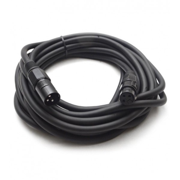 Talent MCB20 Microphone Cable XLR Female to XLR Male Black with