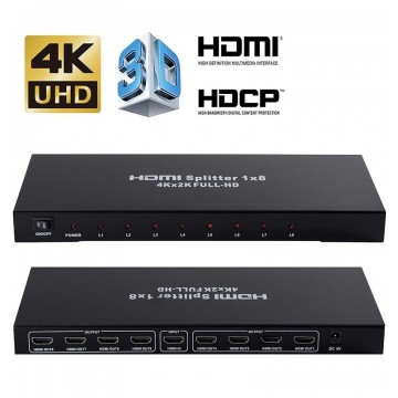 4K HDMI Spliter 1x8